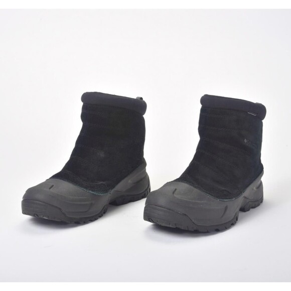 Columbia Techlite Black Suede Waterproof Boot w/ Omni Grip Sole Size 10 - Picture 2 of 6